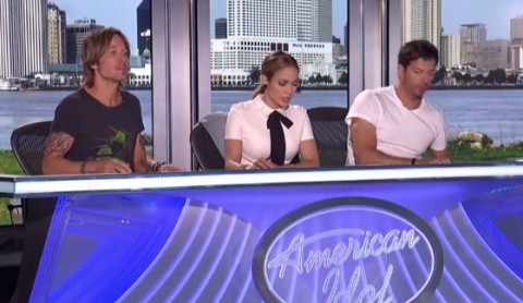 American Idol judges at New Orleans auditions