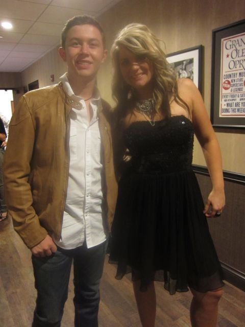 Scotty McCreery and Lauren Alaina at Grand Ole Opry