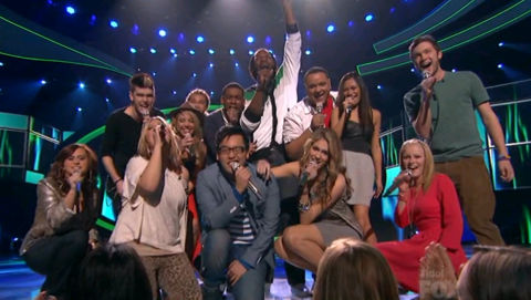 American Idol 2012 Top 13 results