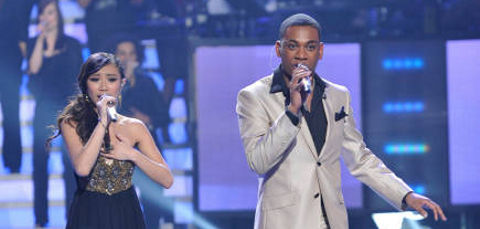 American Idol 2012 Jessica Sanchez and Joshua Ledet