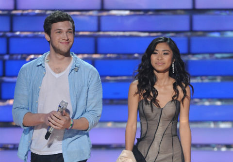 American Idol 2012 finale Jessica and Phillip 
