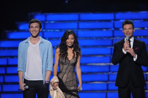American Idol 2012 finale night Jessica and Phillip 