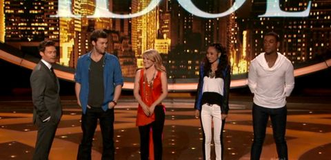 American Idol 2012 Top 4 results