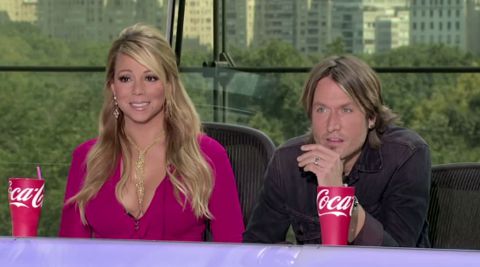 American Idol Mariah Carey and Keith Urban