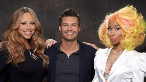 Mariah Carey and Nicki Minaj on American Idol