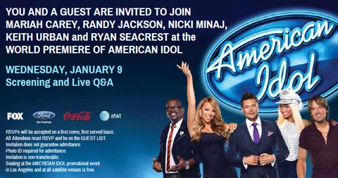 American Idol 2013 premiere party