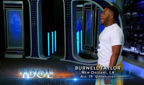 Burnell Taylor auditions on Idol