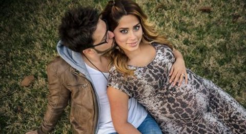 Danny Gokey and wife Leyicet