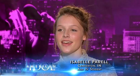 Isabelle Parell audition on American Idol 2013