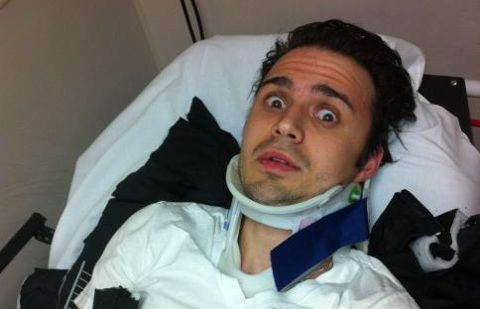 Kris Allen in car crash