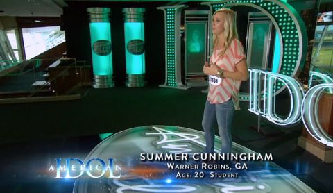 Summer Cunningham audition on American Idol