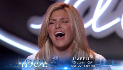 Isabelle Pasqualone on American Idol