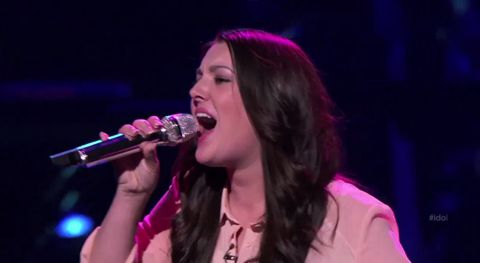 Kree Harrison in Las Vegas on Idol