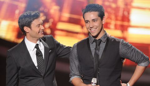 Lazaro Arbos & Ryan Seacrest on American Idol