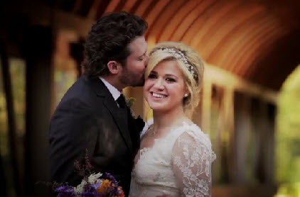 Kelly Clarkson wedding video photos