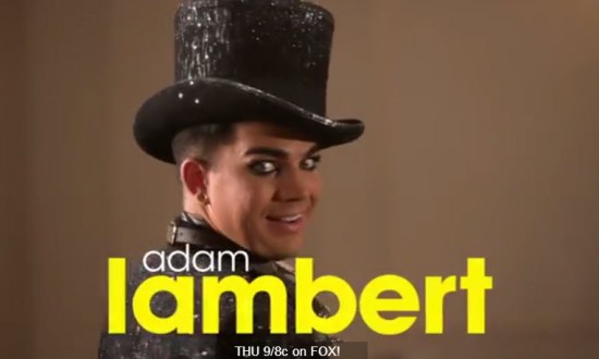 Adam Lambert on Glee 3