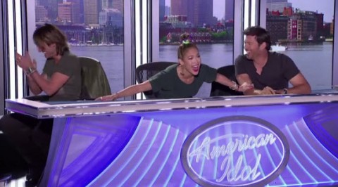 American Idol 2014 judges Keith Urban, Harry Connick Jr. and Jennifer Lopez - Source: FOX/YouTube
