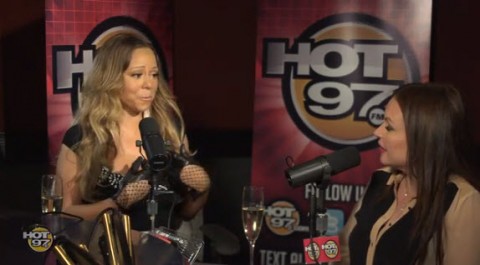 Mariah Carey on Hot 97 - Source: YouTube