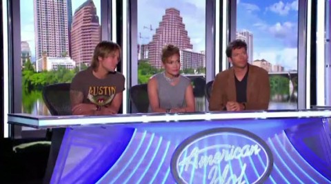 American Idol 2014 judges Keith Urban, Jennifer Lopez, and Harry Connick Jr. - Source: Fox/YouTube