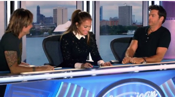 American Idol Judges Keith Urban, Jennifer Lopez, and Harry Connick Jr. - Source: FOX/YouTube