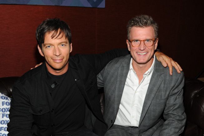 Harry Connick Jr. poses with FOX’s Kevin Reilly