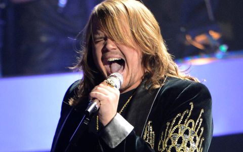 Caleb Johnson performs on American Idol