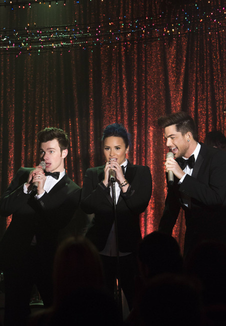 Adam Lambert Glee Trio Photos