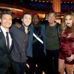 Phillip Phillips with the American Idol team