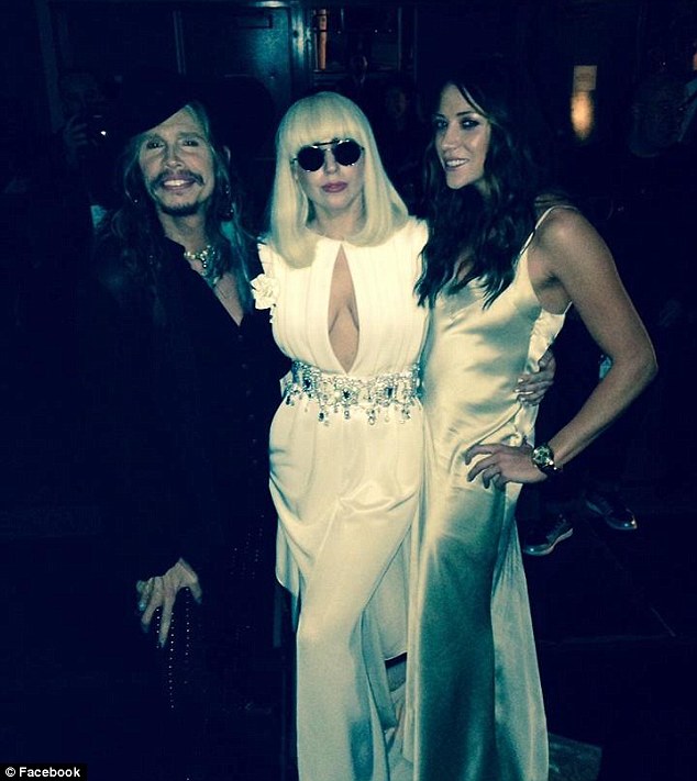 Steven Tyler with Lady Gaga