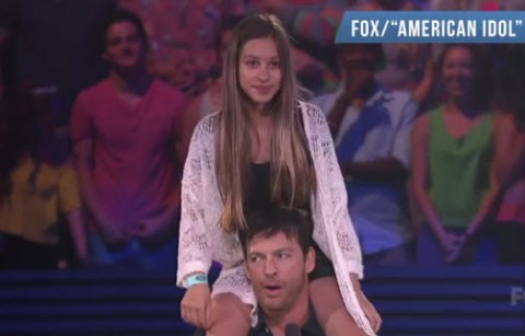 American Idol Judges Harry Connick Jr teenage girl