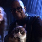 Randy Jackson and Grumpy Cat