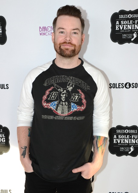 David Cook at the Soles4Souls charity concert, sponsored by Barefoot Wine & Bubbly
