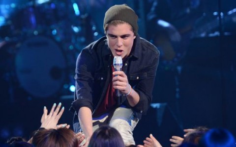 Sam Woolf performs on American Idol 2014