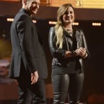 Demi Lovato with Ryan Seacrest on American Idol