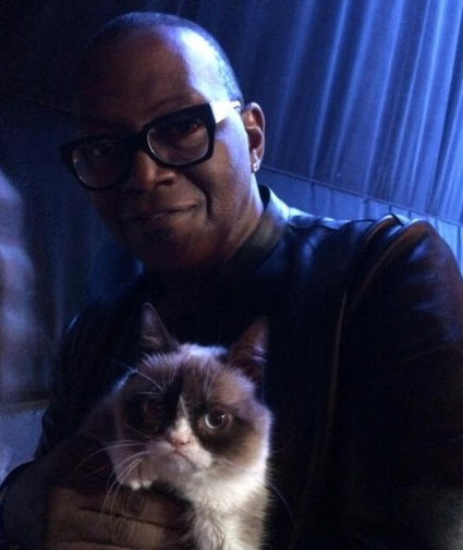 American Idol Grumpy Cat and Randy Jackson