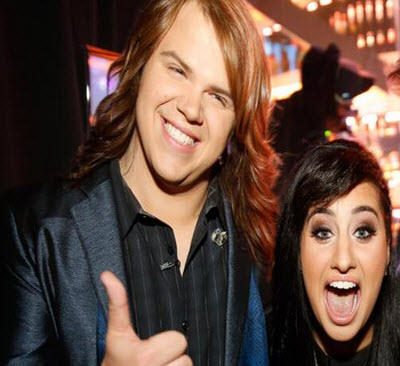 American Idol Top 2 Caleb Johnson and Jena Irene