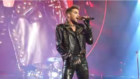 Adam Lambert with Queen