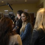 Jennifer Lopez & Harry Connick Jr talk with reporters
