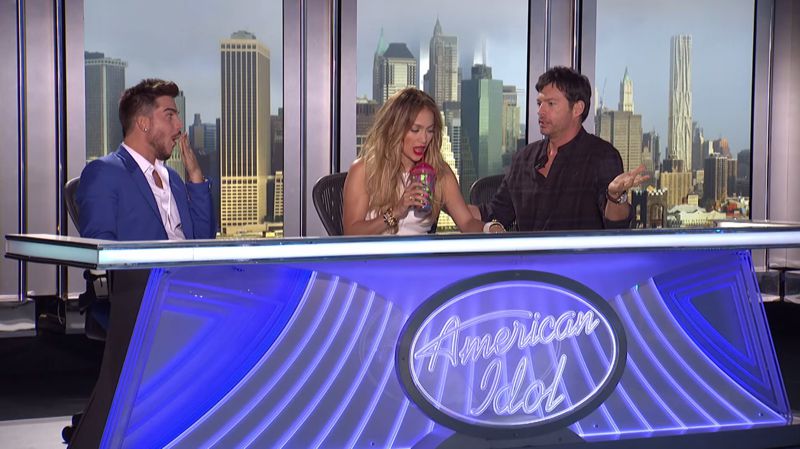Adam Lambert at American Idol 2015 auditions – 01