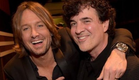 Scott Borchetta with American Idol Judge Keith Urban