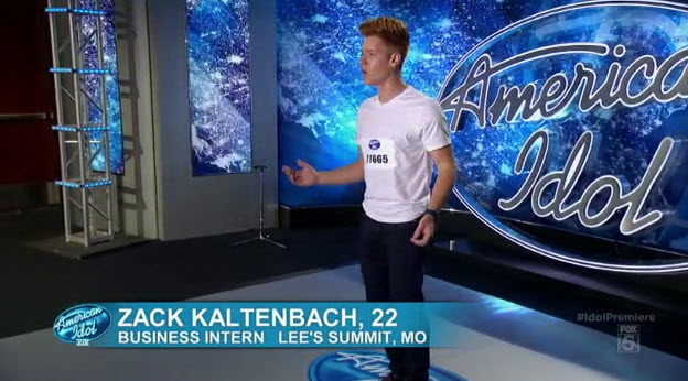American Idol Zack Kaltenbach