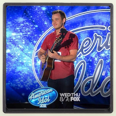 Clark Beckham performs on American Idol 2015