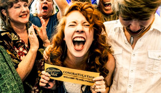 American Idol 2015 Golden Ticket winner celebrates