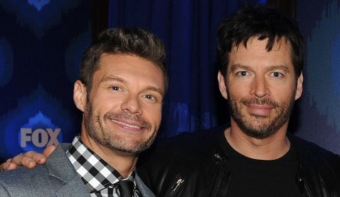 American Idol's Ryan Seacrest & Harry Connick Jr. CR: Frank Micelotta/FOX