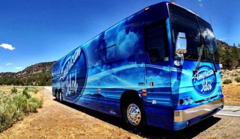 American Idol Bus hits the road