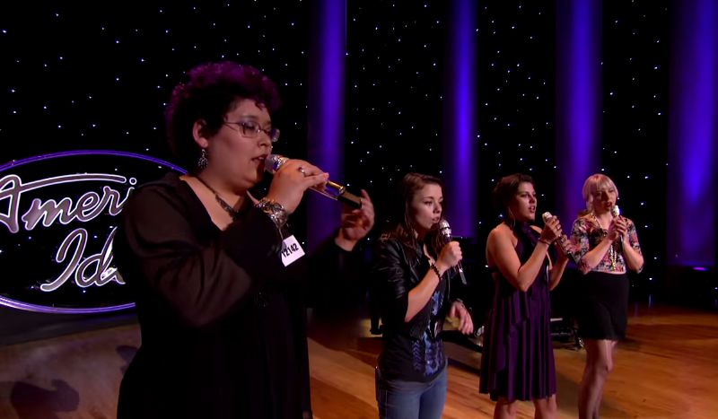 Violet Vixens sing on American Idol 2015
