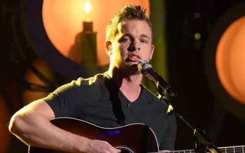 Clark Beckham performs on American Idol 2015