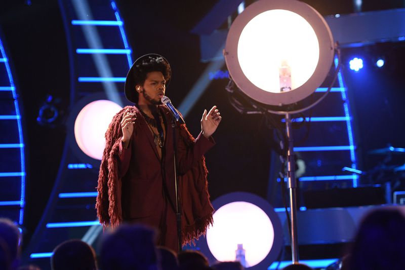 Quentin Alexander performs on AMERICAN IDOL
