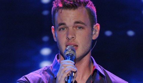 Clark Beckham performs as American Idol 2015 finalist