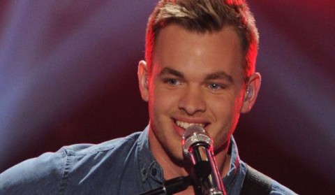 Clark Beckham performs on American Idol 2015